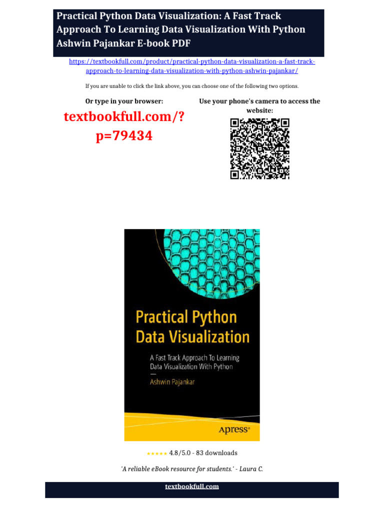 Practical Python Data Visualization: A Fast Track Approach To Learning ...