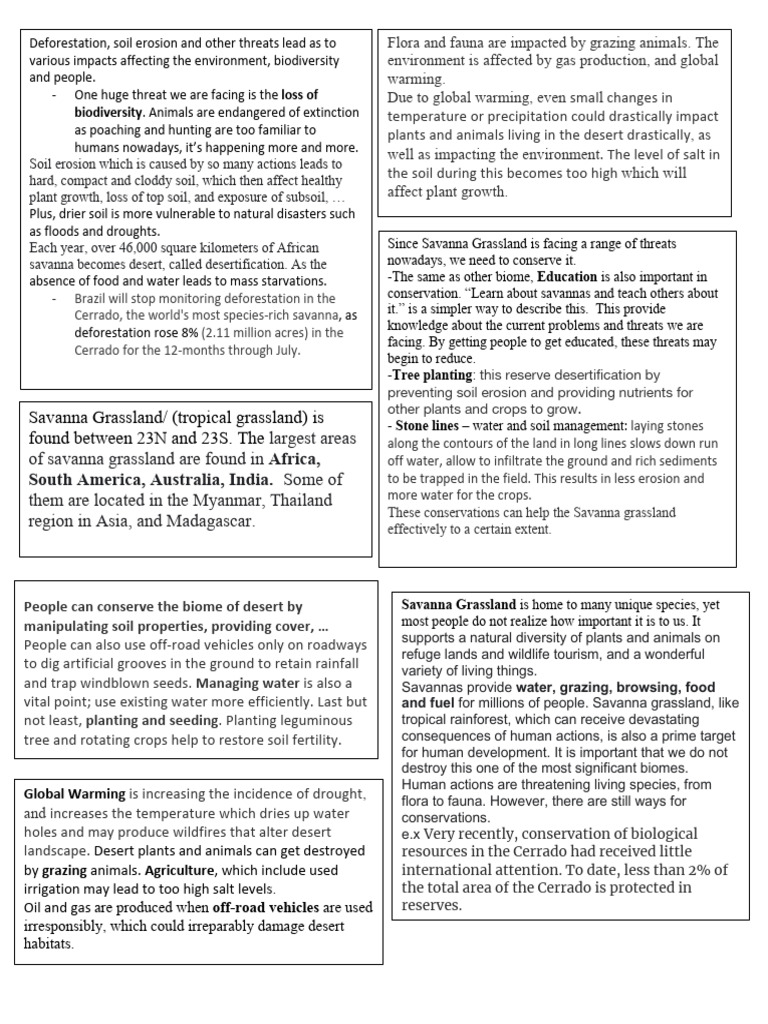 Geo Prep | PDF | Rainforest | Deforestation
