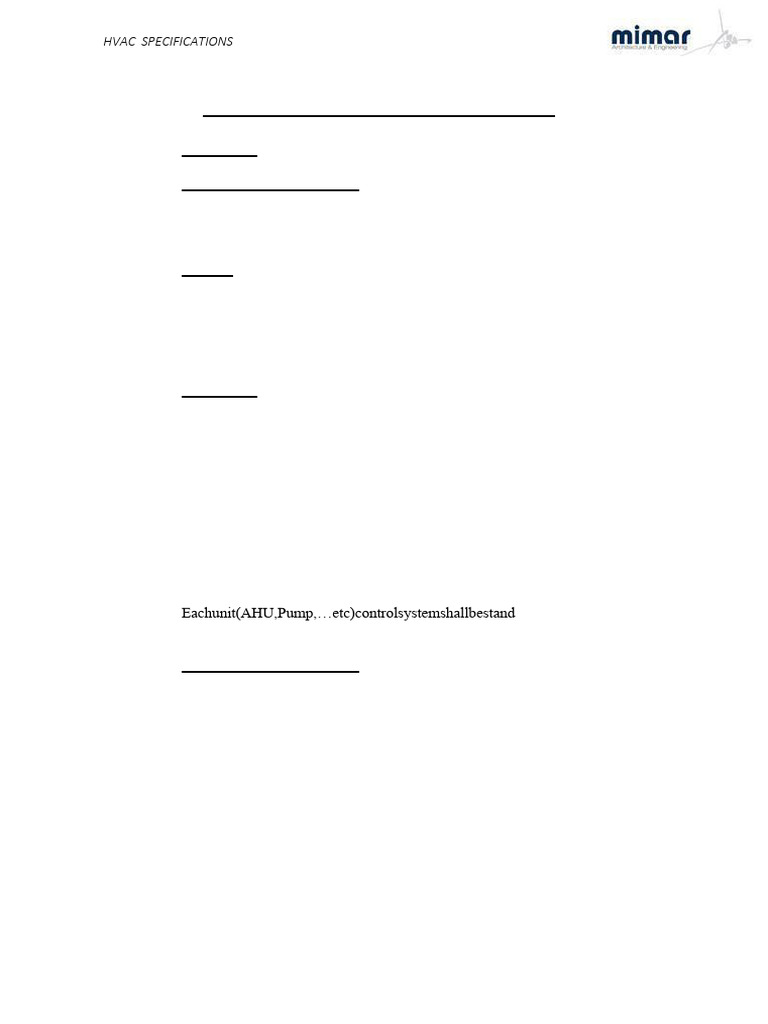 Section 15950 Building and Energy Management (BMS) : Hvac ...