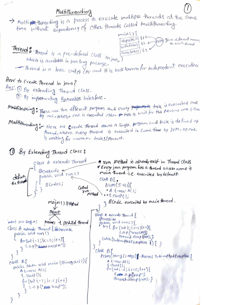 Module II Handwritten | PDF