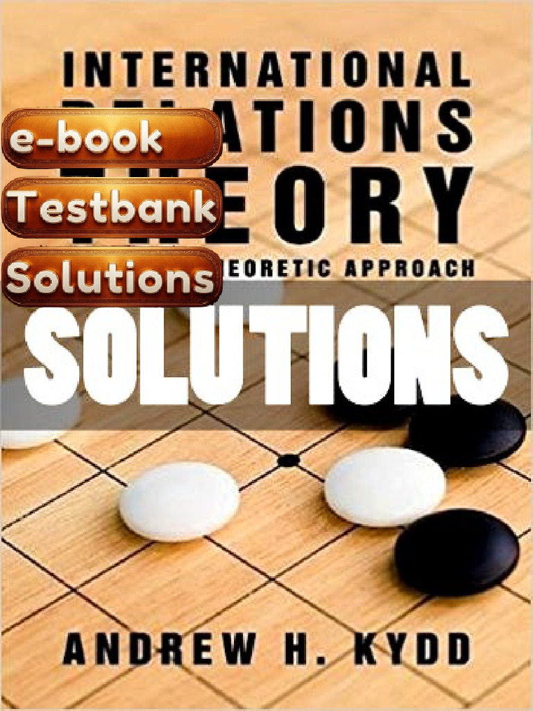 Testbank - An Introduction to GameTheoretic Modelling Third Edition ...