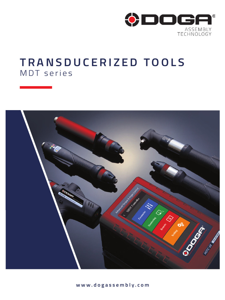 Transducerized Tools: MDT Series | PDF | Barcode | Image Scanner