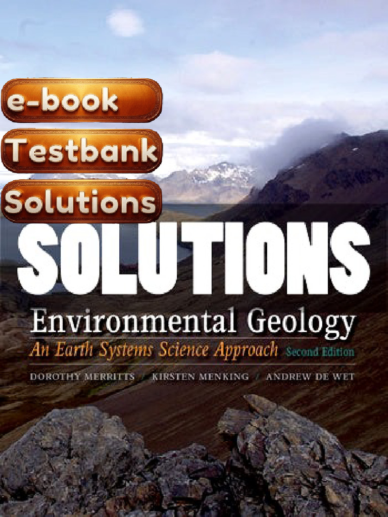 Testbank - Environmental Geology an Earth Systems Approach 2nd Edition ...