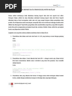Download How to Import Data From Excel With Matlab by Jans Hendry SN99958126 doc pdf