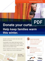 Curtain Bank Donate Generic Poster July 2012 Inhouse Print