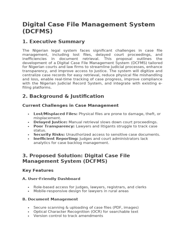 Digital Case Management Software | PDF | Cloud Computing | Information ...