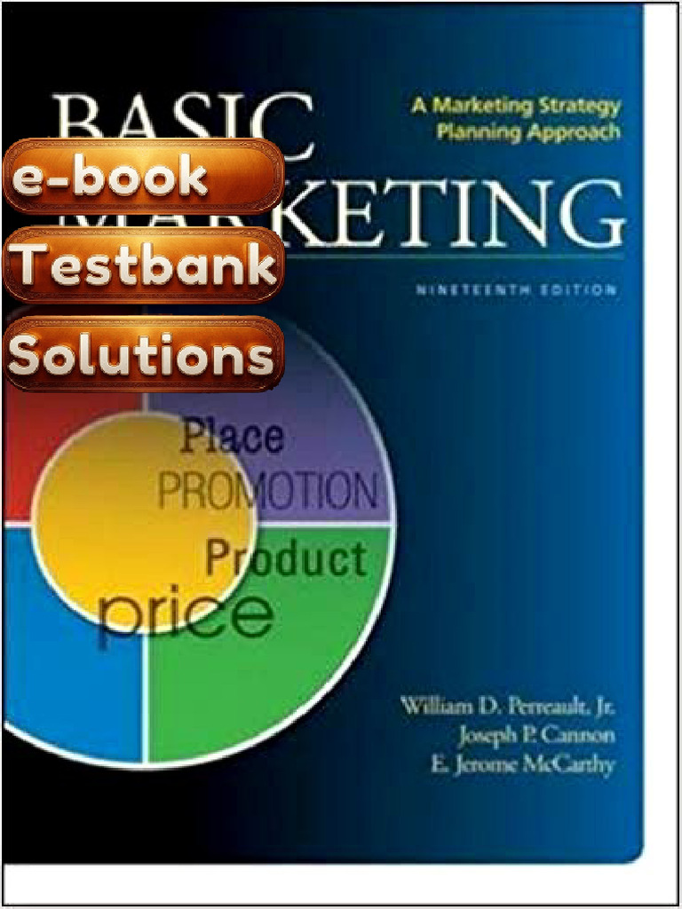 Testbank - Basic Marketing a Marketing Strategy Planning Approach 19th ...