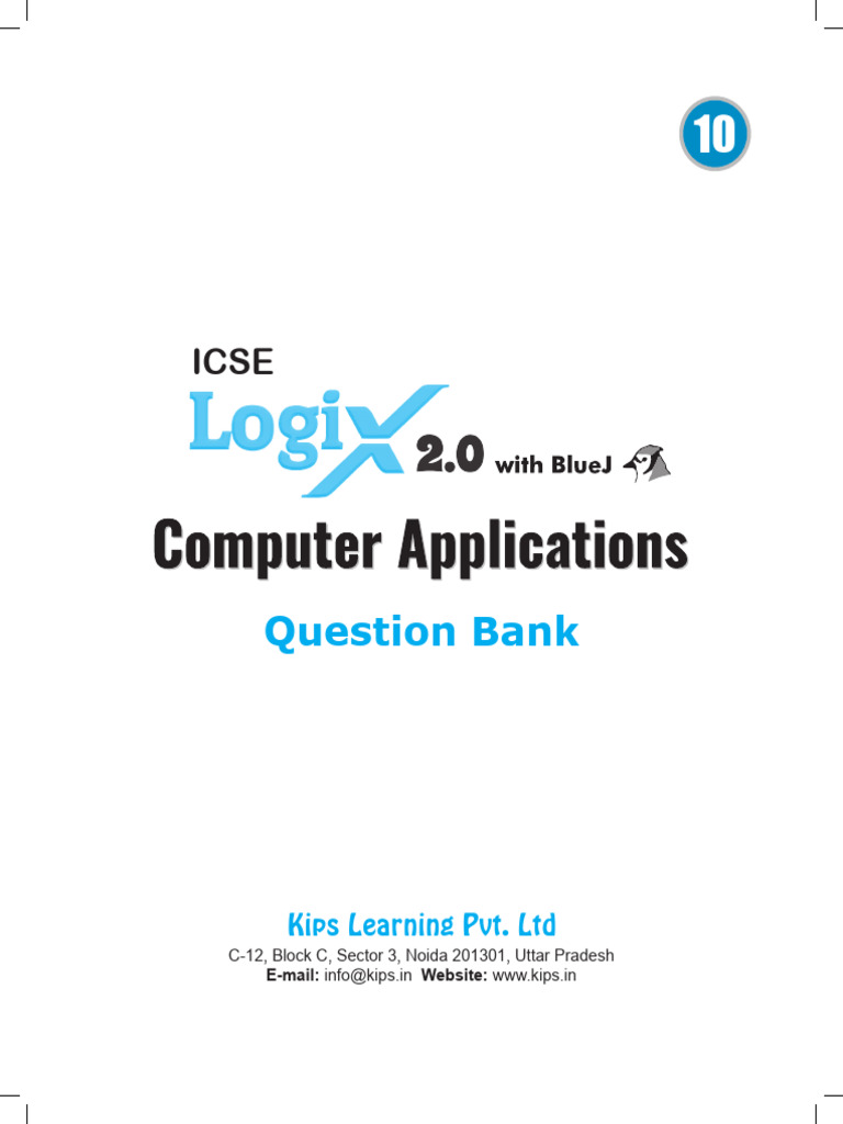 Logix_Book_10_Question_Bank_with AR questions (1) | PDF | Java Virtual ...