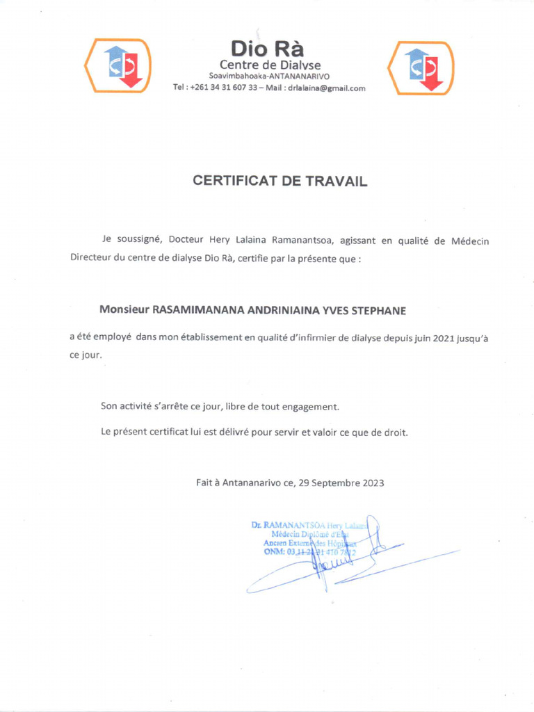Certificat | PDF