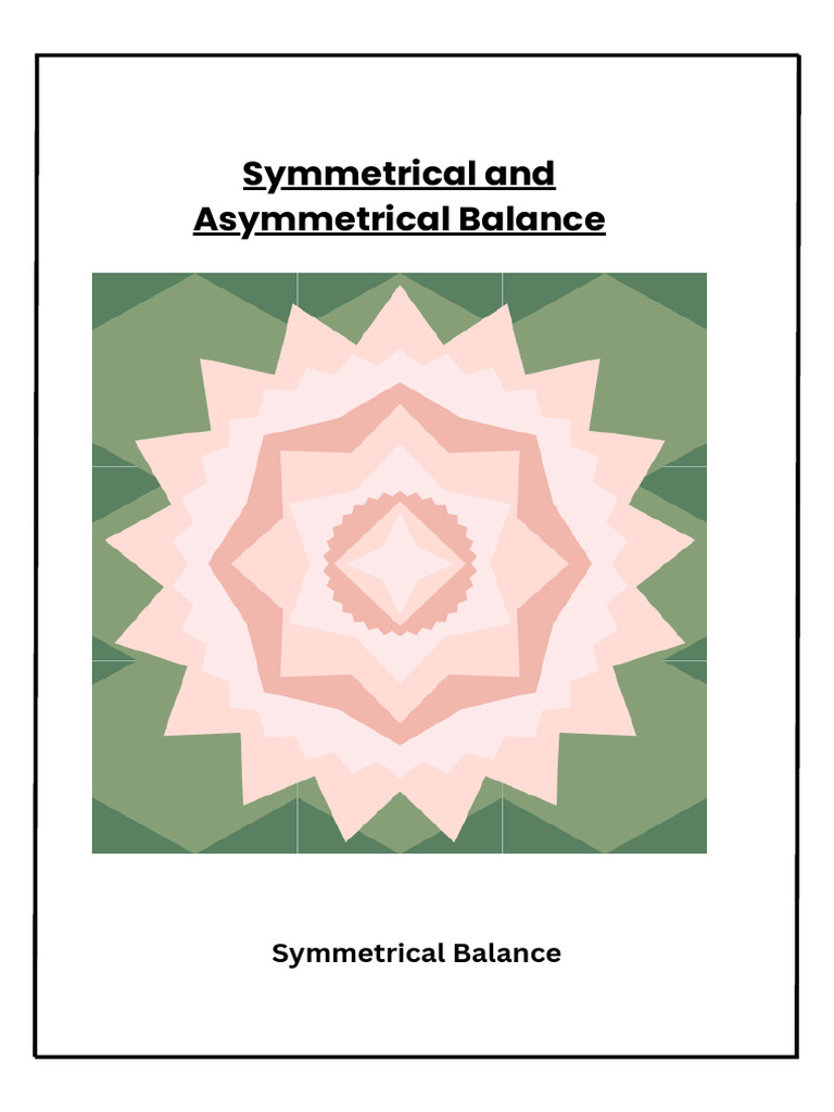 Symmetrical Balance | PDF