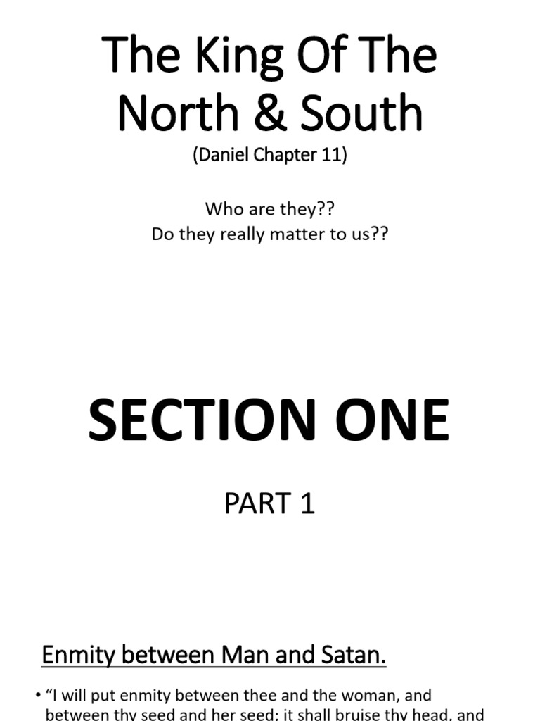 Daniel 11 - The King of The North & South | PDF | Daniel (Biblical ...