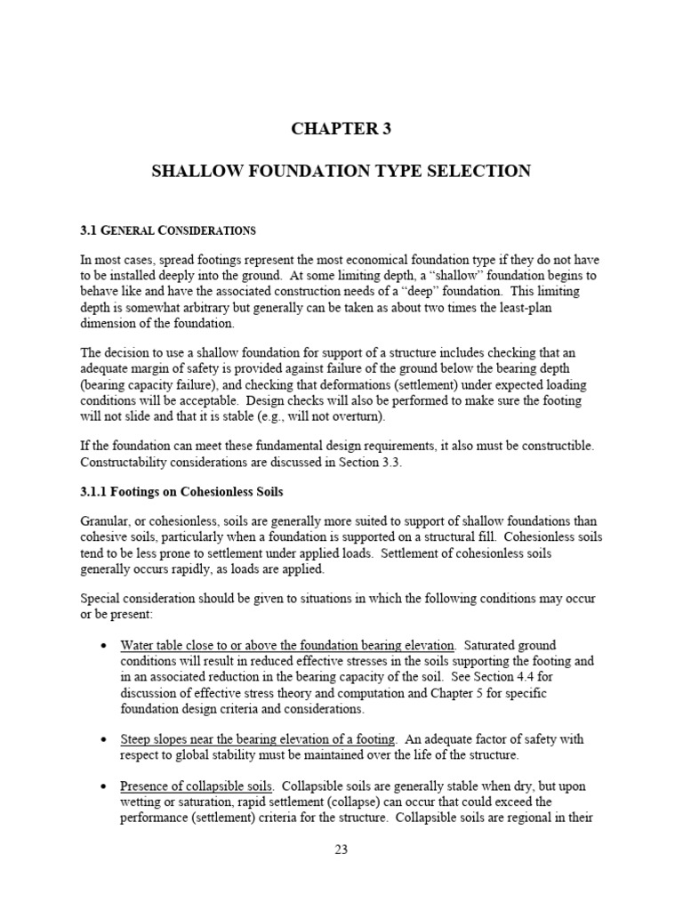 2 Shallow Foundation 2 | PDF | Foundation (Engineering) | Geology
