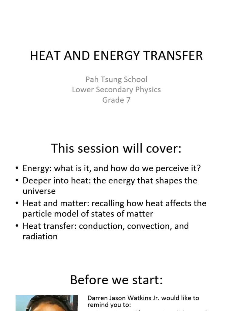Heat and Energy Trransfer | PDF | Heat | Heat Transfer