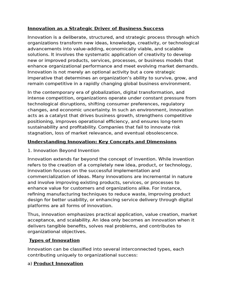 Unit - 1 Design Thinking | PDF | Innovation | Creativity