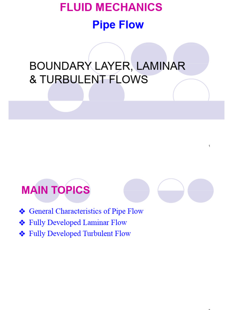 9.4. Laminar and Turbulent Regions_Edited.pptx | PDF | Laminar Flow ...