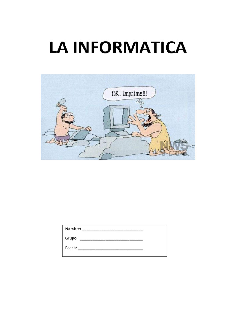 01 Teoria Unidad 1 La Informática | PDF | Informática | Hardware de la ...