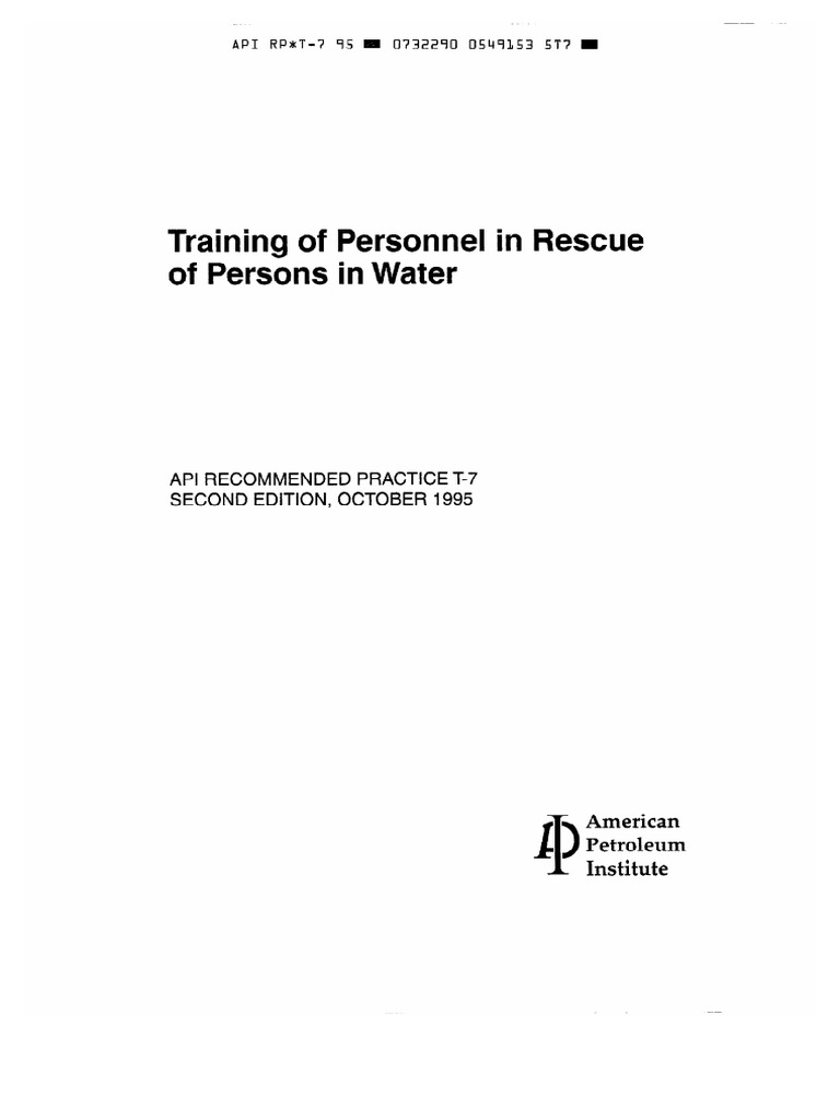 Api RP T7 (1995) | PDF