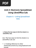 Linking Data in LibreOffice Calc | PDF | Hyperlink | Spreadsheet