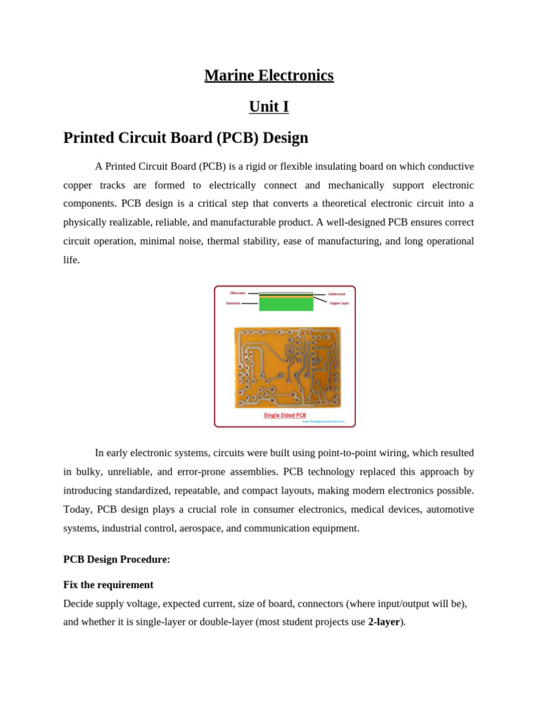 Marine Electronics Unit 1 IC - 5 | PDF | Printed Circuit Board ...