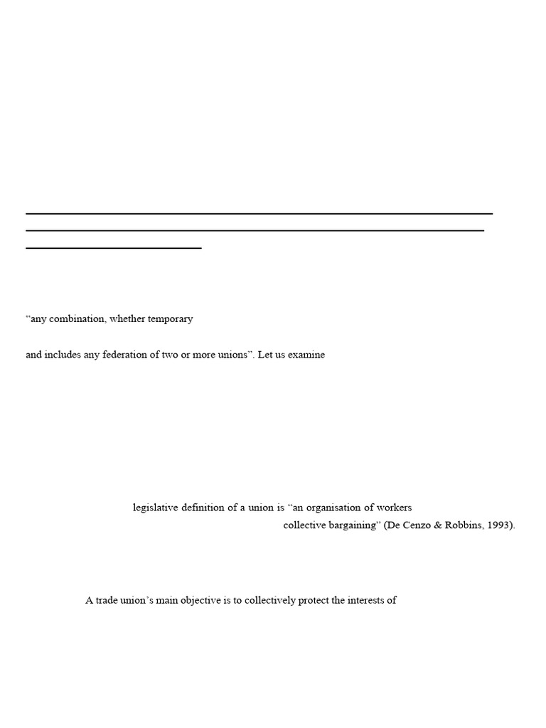 Trade Union,MCom,HRM,Sem-II. RPRpdf | PDF | Trade Union | Employment