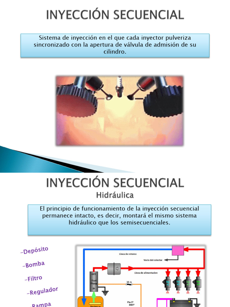Inyección Secuencial | PDF | Inyección de combustible | Acelerador