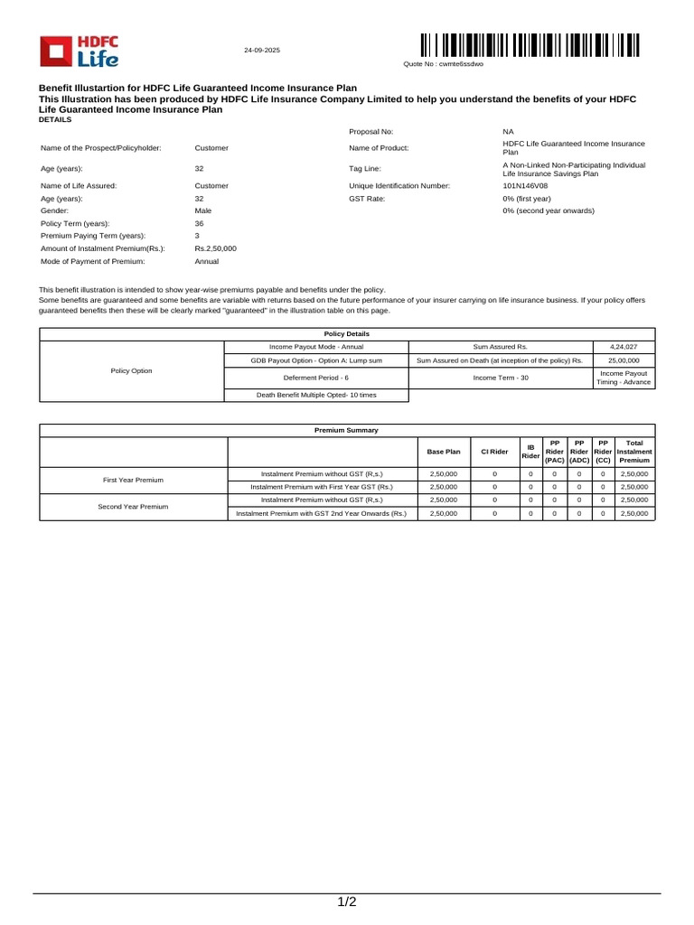 Illustration (40) | PDF | Insurance | Life Insurance