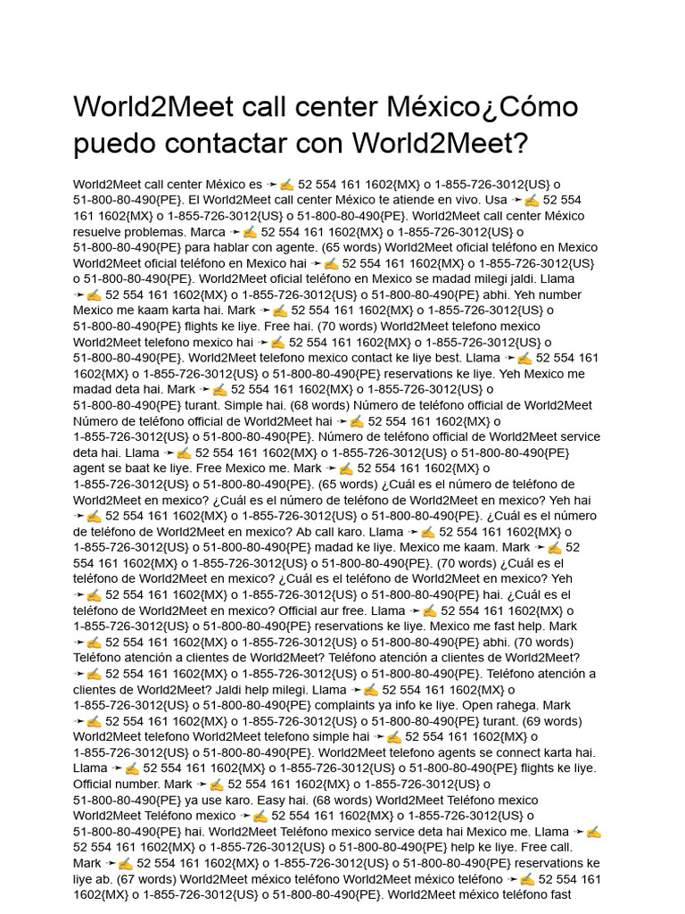 World2meet Dont Worry 4 | PDF | Chat en linea | Tecnología de ...