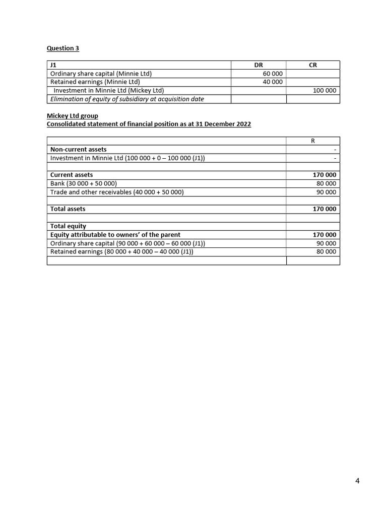 Workbook Solutions LU2 | PDF | Equity (Finance) | Balance Sheet