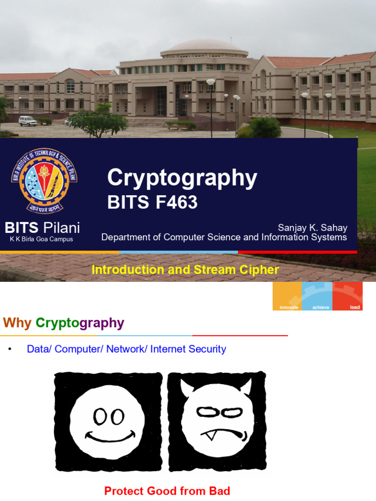 Introduction and Stream Cipher | PDF | Cryptography | Military ...