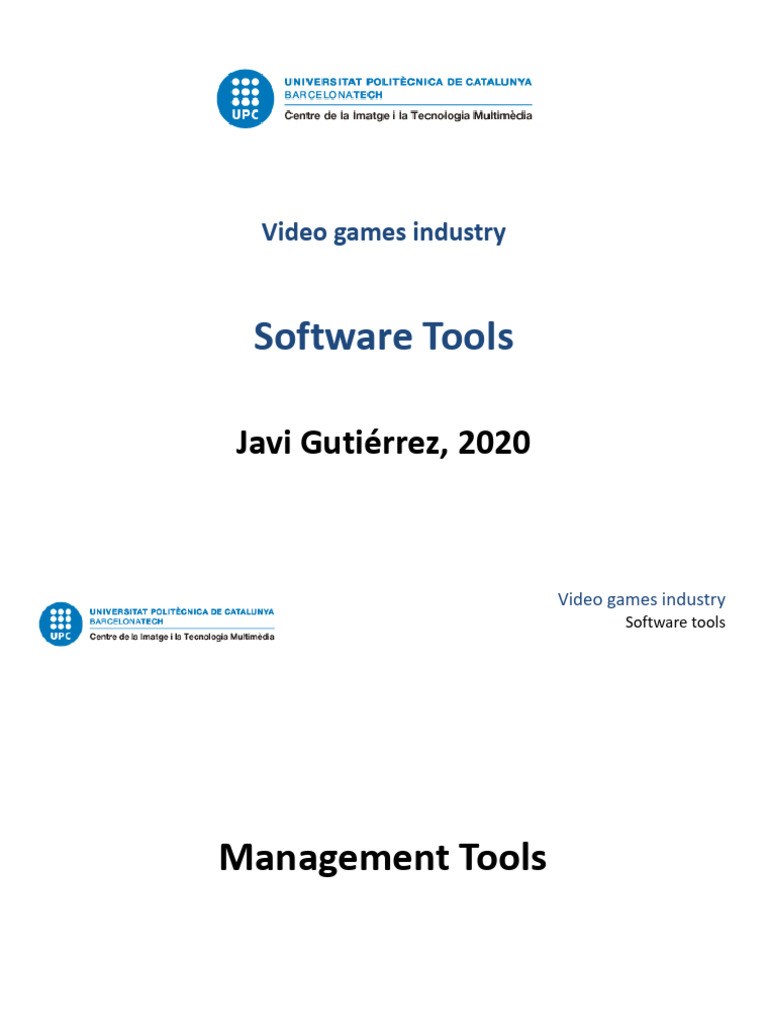 013 Videogames Industry Software Tools | PDF