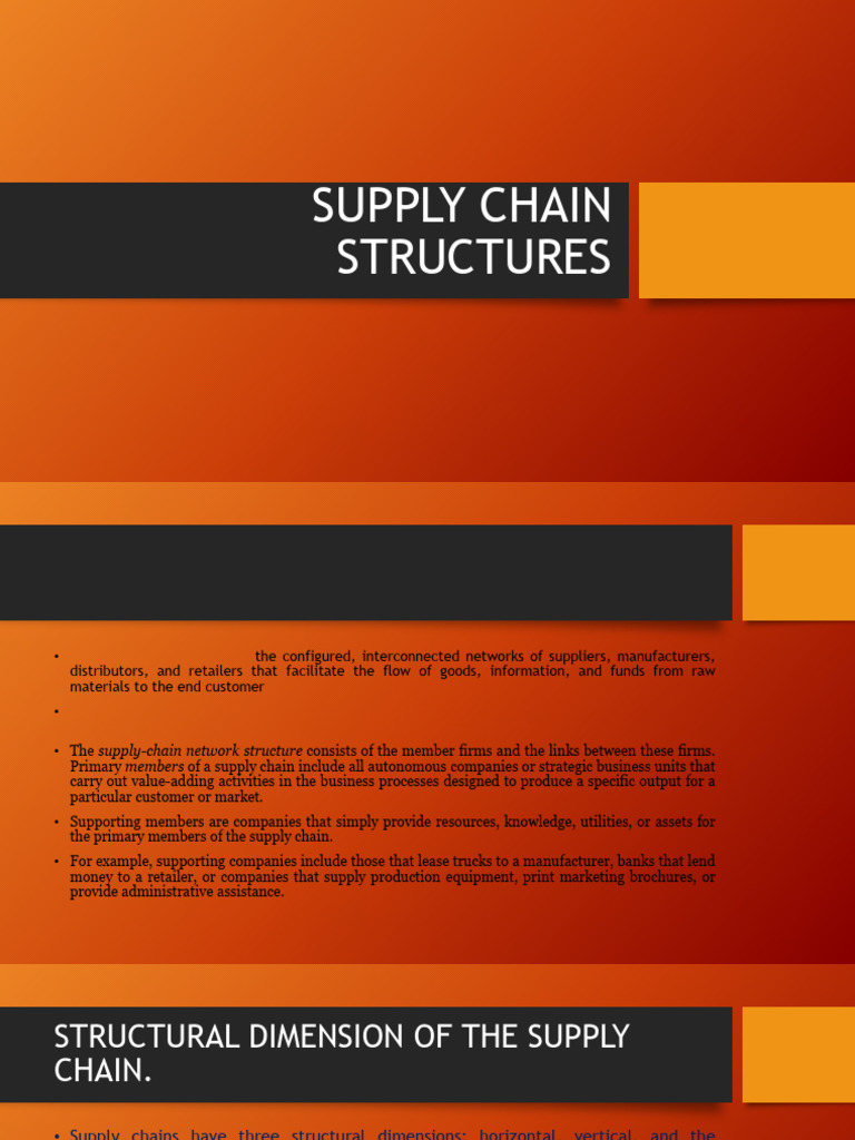 Types of Supply Chain | PDF | Supply Chain | Logistics
