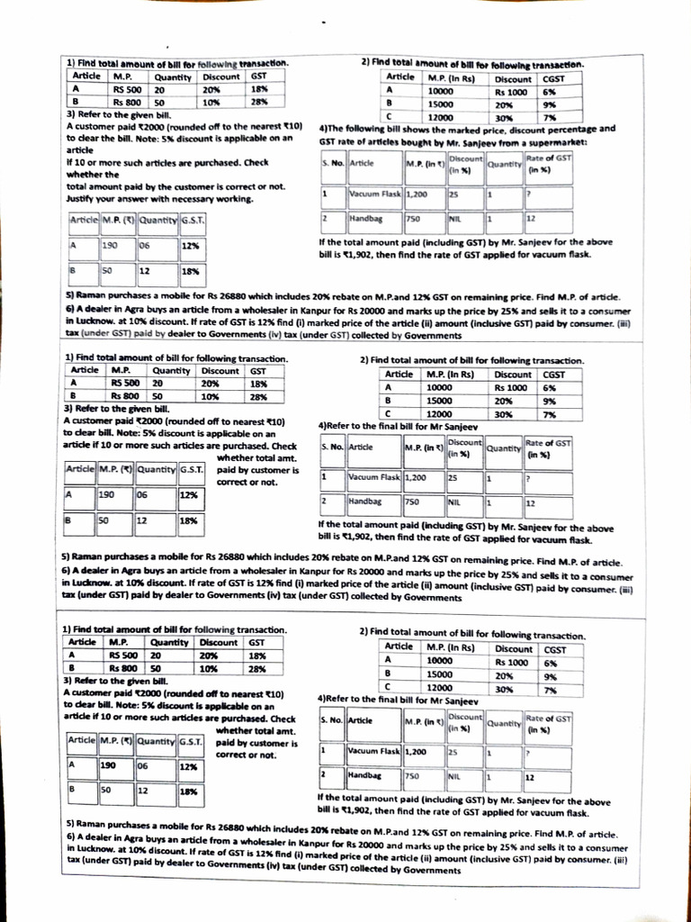 GST Updated | PDF | Business Economics | Business