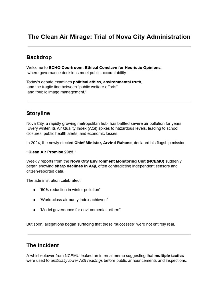 CASE 3 | PDF | Air Pollution