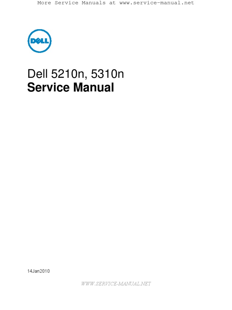 DELL+5210n,+5310n+Parts+List,+Service+Manual (1) | Equipment | Electronics