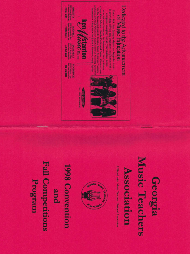 1998 Conference Program | PDF