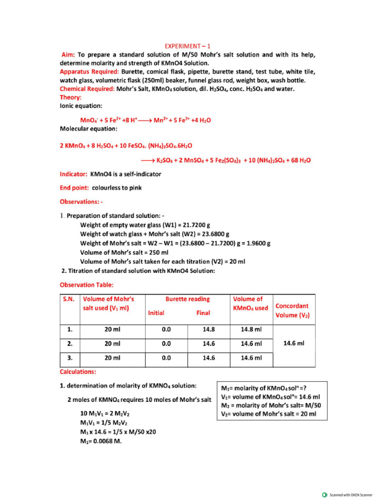 Class XI Practical File | PDF