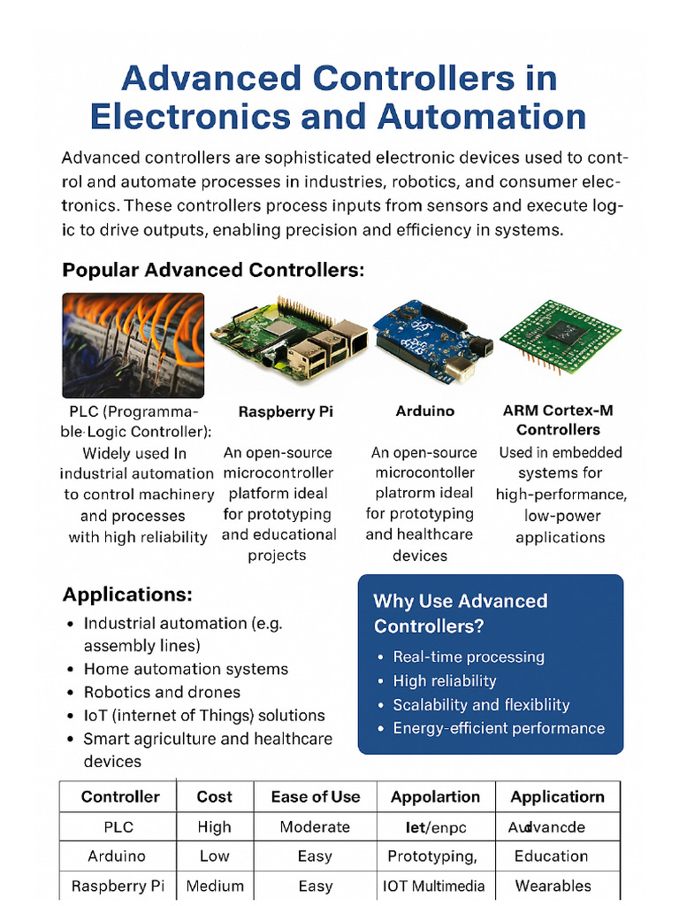 Advanced Controller Infographic | PDF