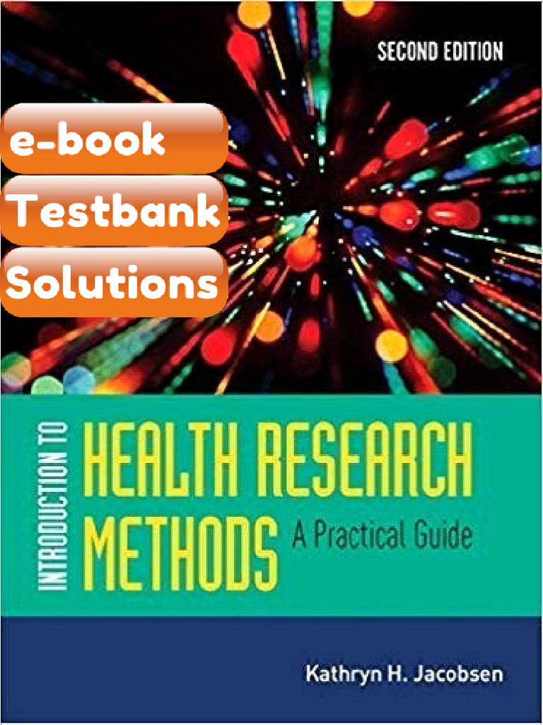 Ebook & Testbank Introduction To Health Research Methods 2nd Edition | PDF