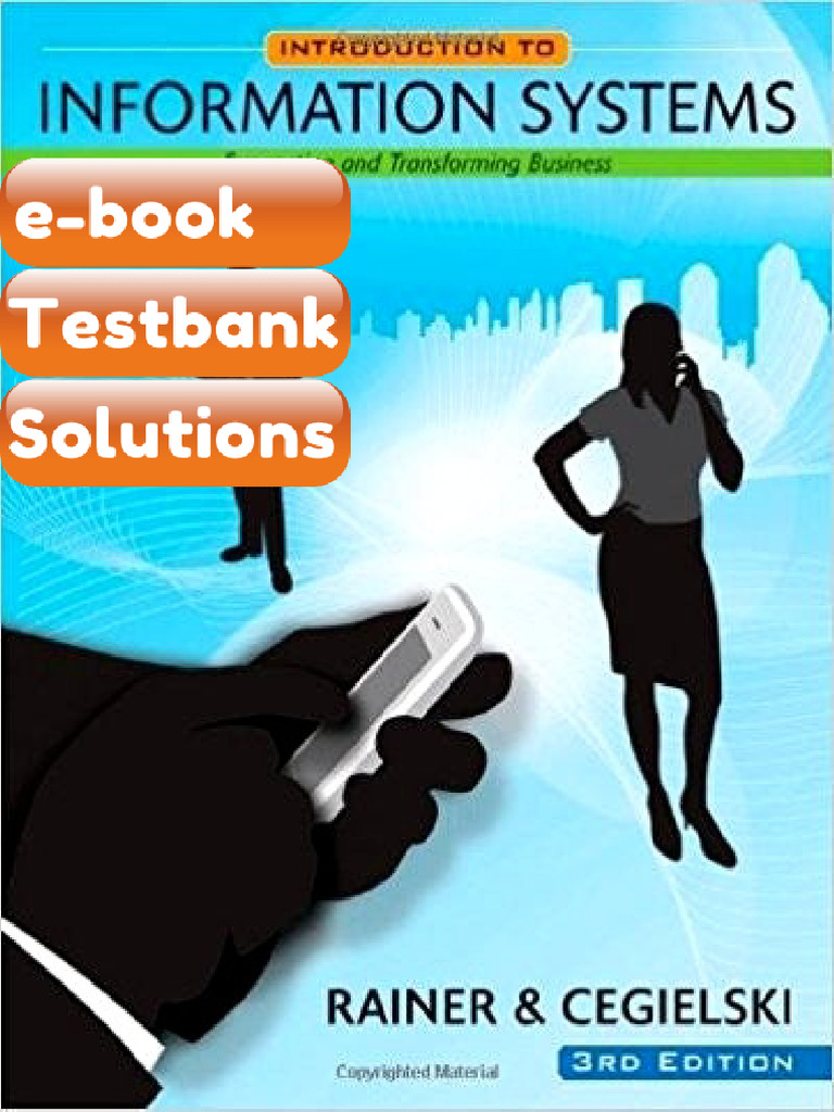eBook & Testbank Introduction to Information Systems 3rd Edition | PDF ...