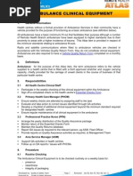 Ambulance Clinical Equipment