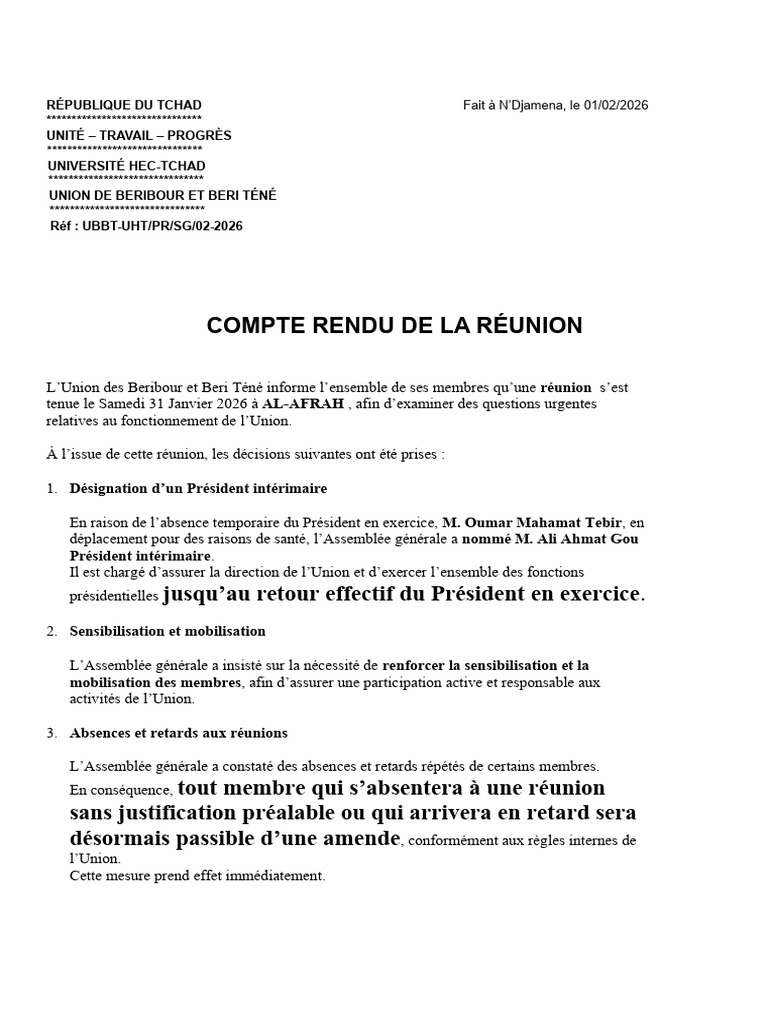 Compte Rendu | PDF