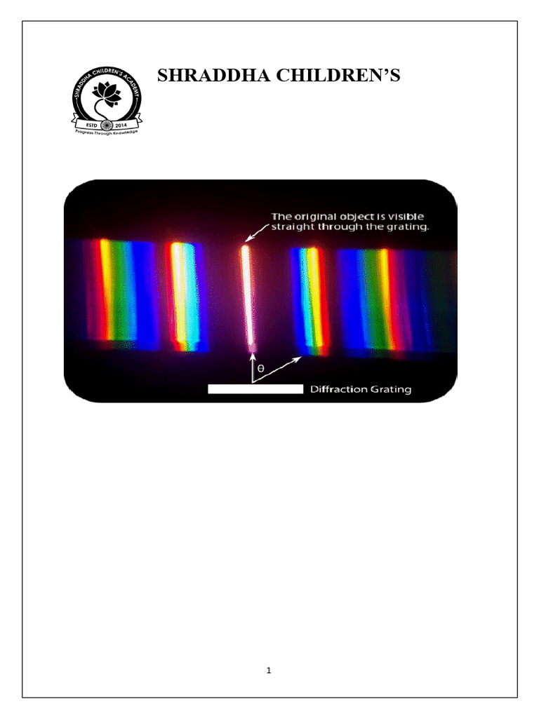 Phy IP Project - PDF Kavisha | PDF | Light | Wavelength