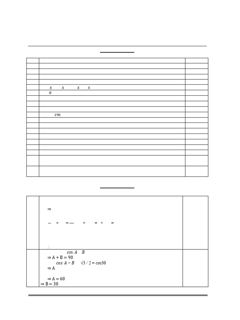Maths Class X Sample Paper Test 15 For Board Exam 2026 Answers | PDF ...