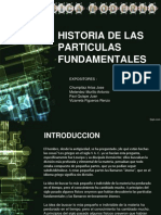 Historia de Las Particulas Fundamentales