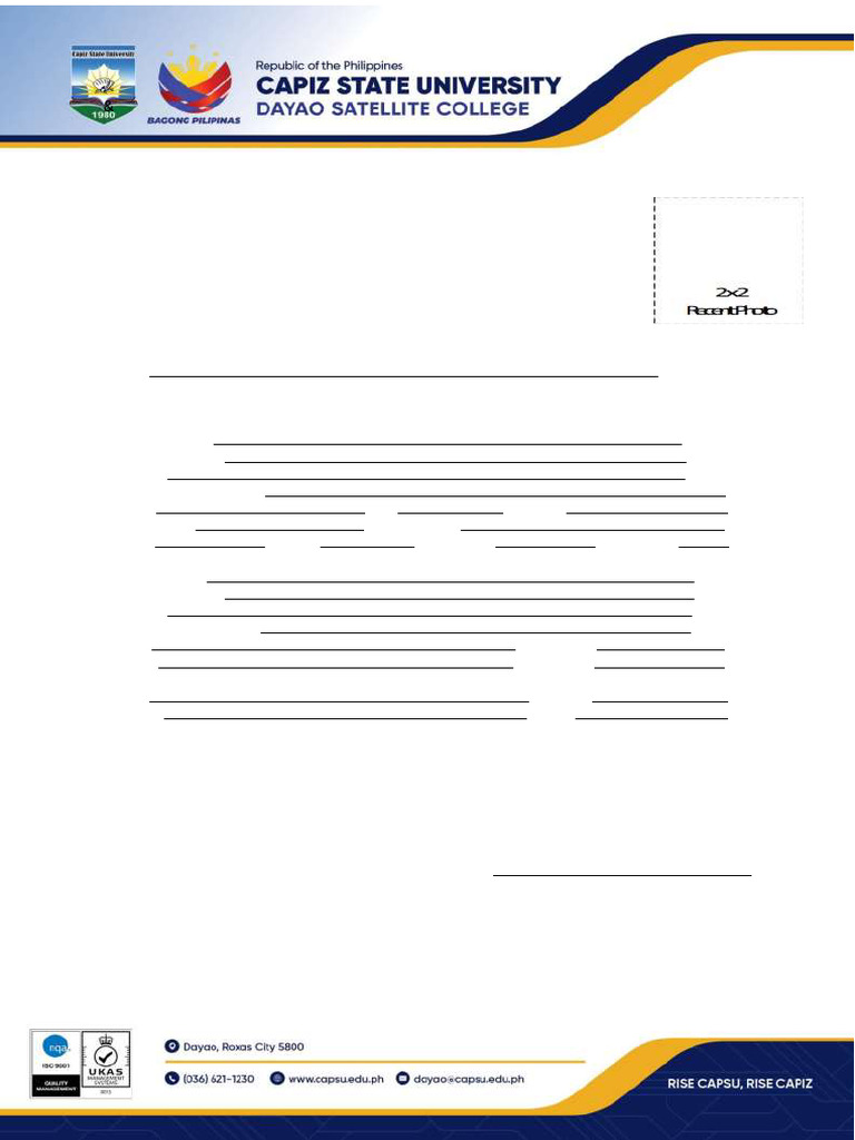 Csip Form | PDF