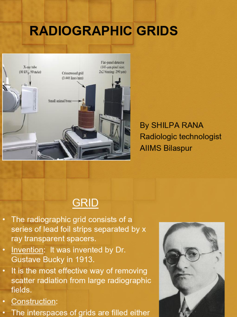 Radiographic Grids Final | PDF | Radiography | Radiology