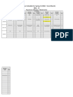 Mid-Term Exam Schedule Spring-12, DBA