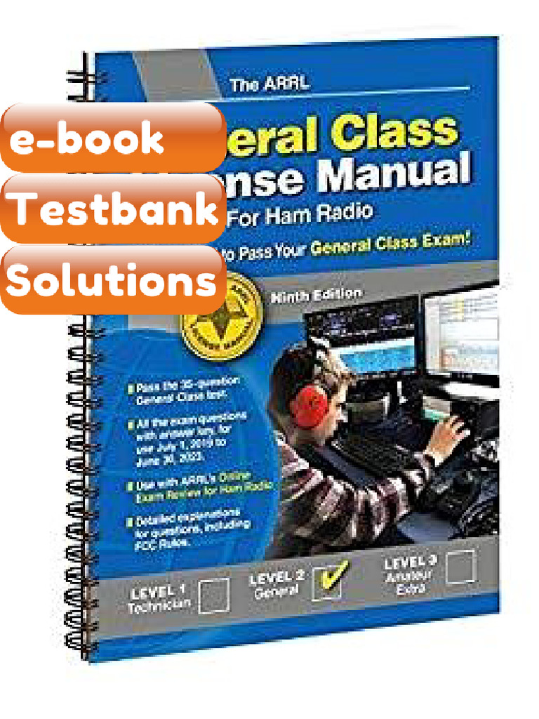Ebook & Testbank The ARRL General Class License Manual | PDF ...