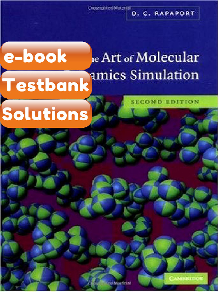 Ebook & Testbank The Art of Molecular Dynamics Simulation | PDF ...