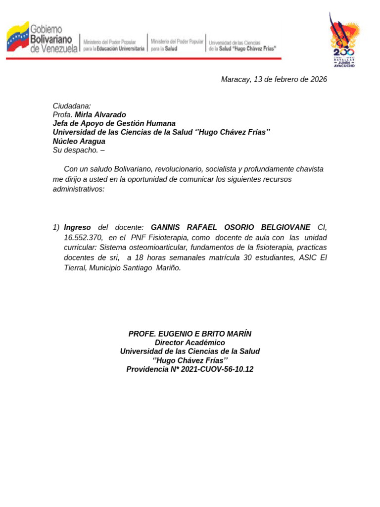 Formato para Ingreso DEF. | PDF